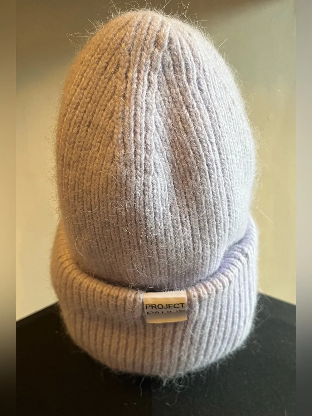 Billy Bamboo Project Paulie Lavender Angora Knit Beanie